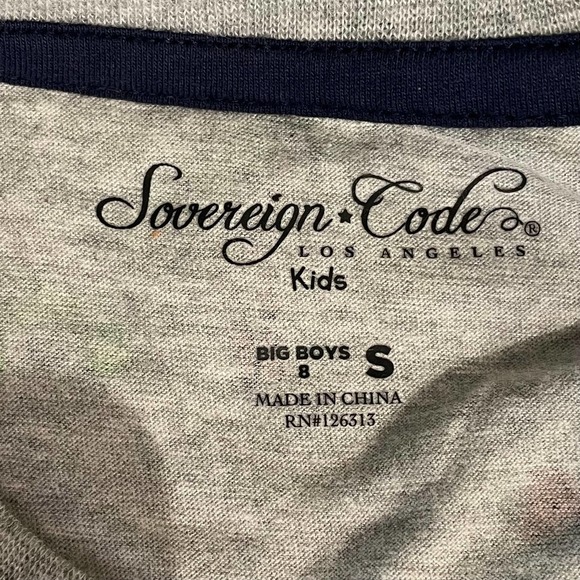 NWT Kids Sovereign Code Old Cars Pocket Tee Size 8 Small - Picture 4 of 6